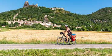 ViaRh na the cycling route from Lake Geneva to the Mediterranean Sea