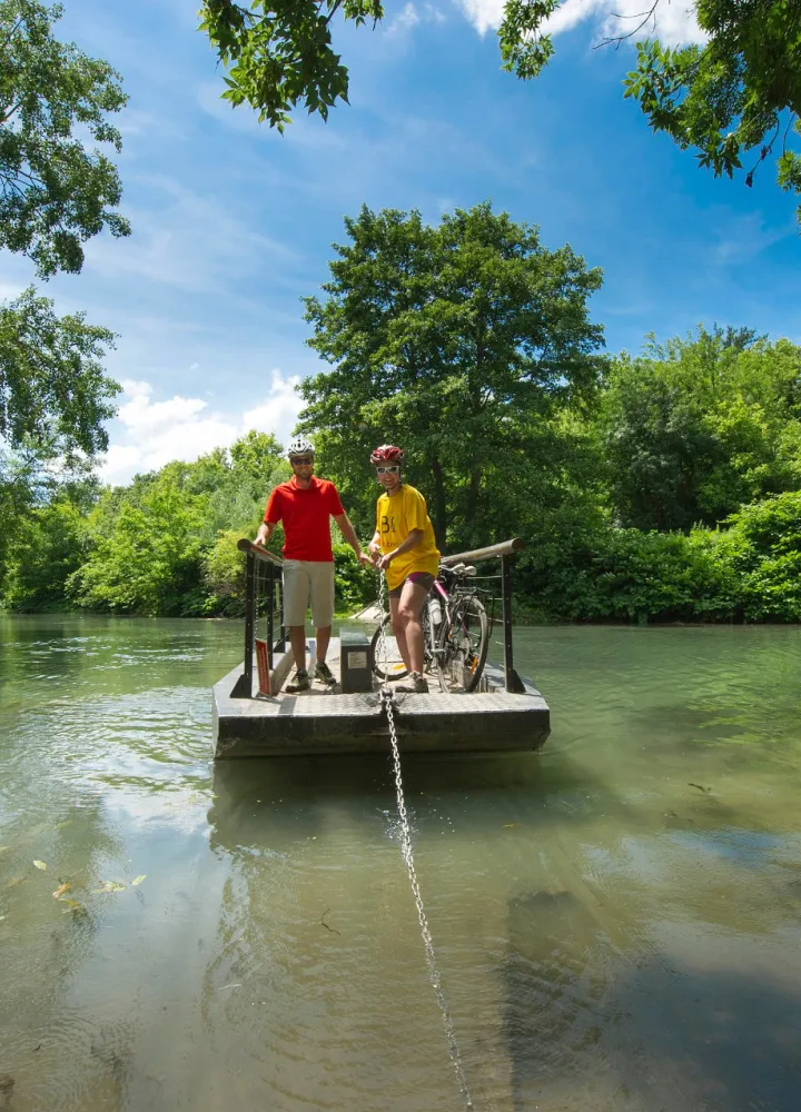 Boat trip in the natural reserve of Île de la Platière