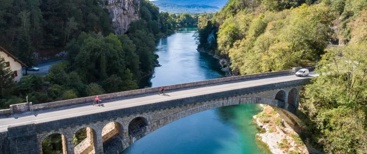 Traversée du Rhône en savoie 