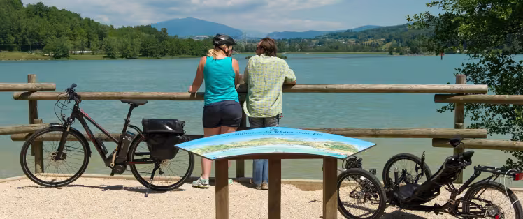 Panorama sur le Rhône à Seyssel - ViaRhôna