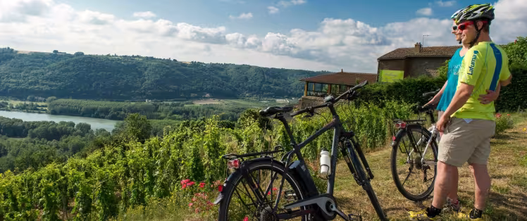 Le parc du Pilat : vue sur le Rhône