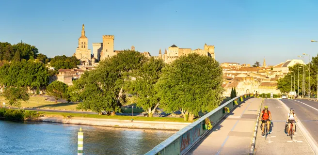 From Avignon to Barthelasse Island - Cycling Loop n°4