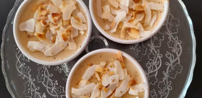 Panna cotta à la noix de coco