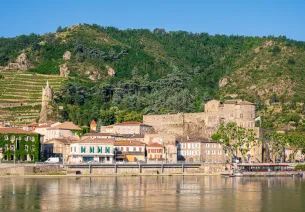 Tournon-sur-Rhône on the opposite bank